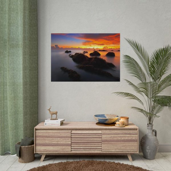 92408-523.jpg Seascape in Sunset Poster