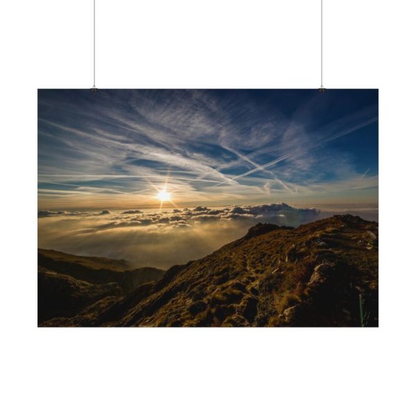 92408-531.jpg Dawn Sun Mountain Poster