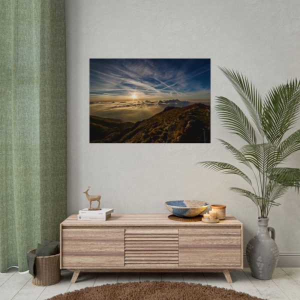 92408-533.jpg Dawn Sun Mountain Poster