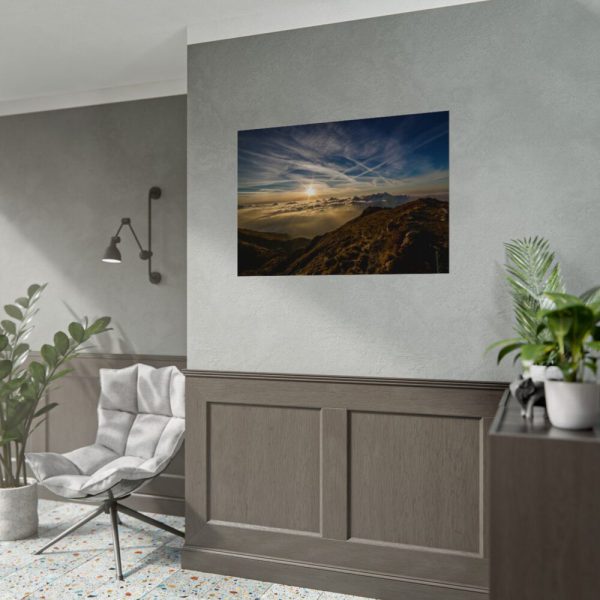 92408-534.jpg Dawn Sun Mountain Poster