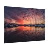 92408-542.jpg View of Pier With Boats at Sunset Poster