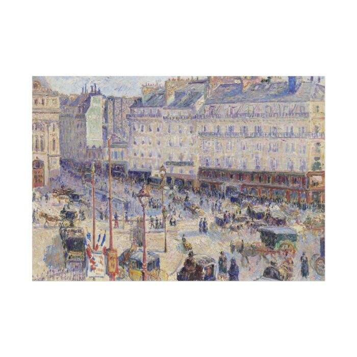 The Place du Havre, Paris by Camille Pissarro Poster - Image 1