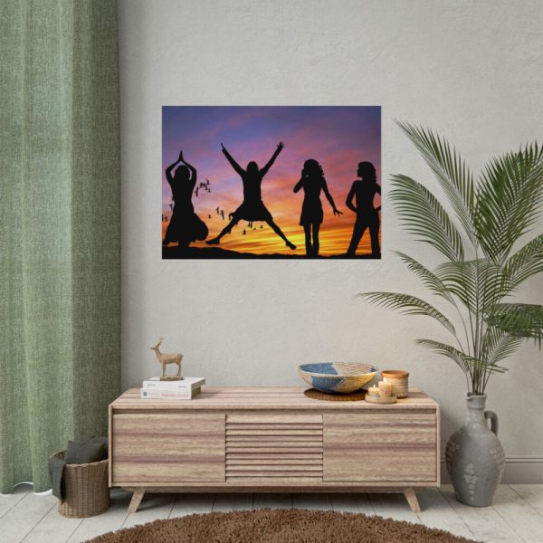 92408-553.jpg Silhouette in Sunset Poster