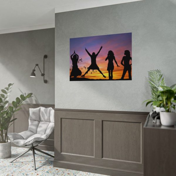 92408-554.jpg Silhouette in Sunset Poster