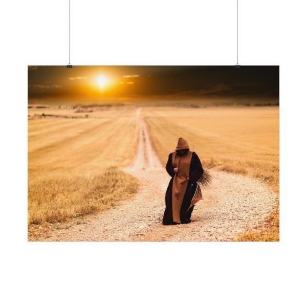 92408-556.jpg Monks Path Sunset Poster