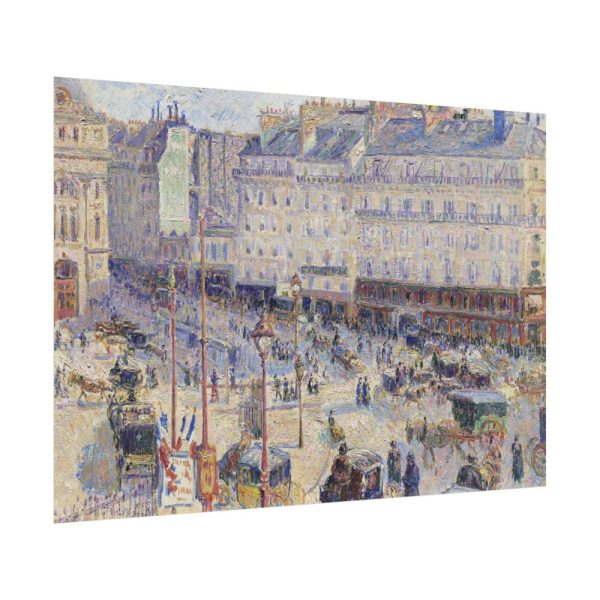 The Place du Havre, Paris by Camille Pissarro Poster