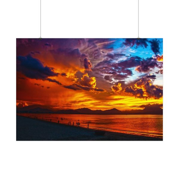 92408-576.jpg Beach Lagoon Sunset Poster