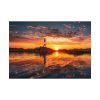 Lighthouse With a Sunset View Poster