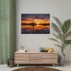 Lighthouse With a Sunset View Poster