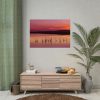 92408-608.jpg Sunset Leaves Silhouette Poster