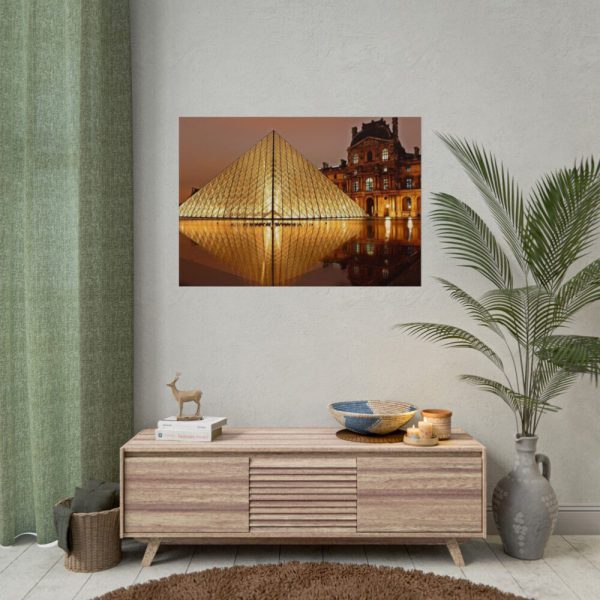 92408-83.jpg Louvre Pyramid in Paris Poster