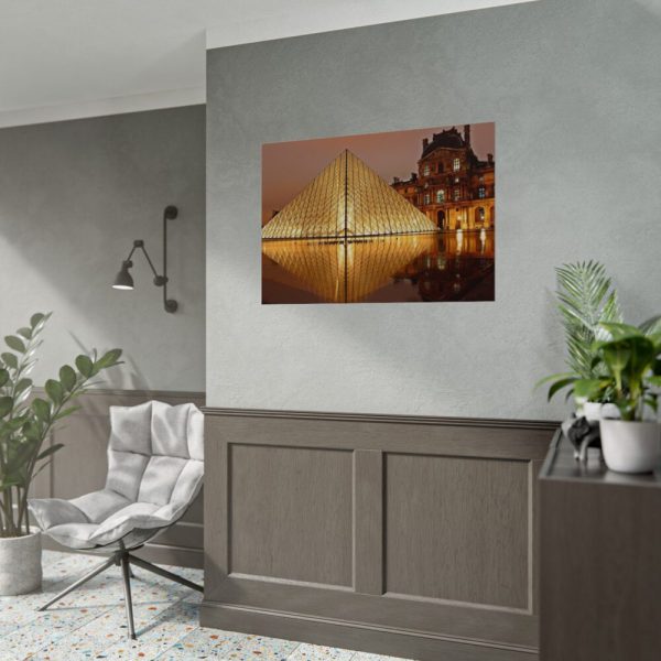 92408-84.jpg Louvre Pyramid in Paris Poster