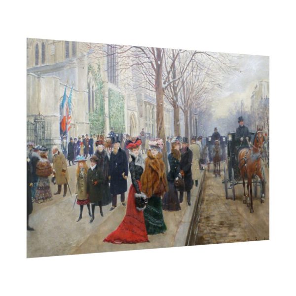 92409-122.jpg Paris Street Scene Poster