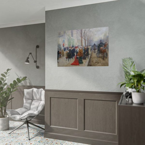 92409-124.jpg Paris Street Scene Poster