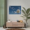 92409-133.jpg Dandelion and Blue Sky Poster