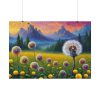 92409-186.jpg Landscape Flower Meadow Dandelions Poster