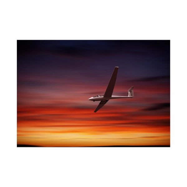 92409-215.jpg Plane On the Sky Poster