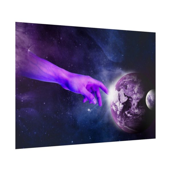 92409-22.jpg Surreal Hand Planet Heaven Poster