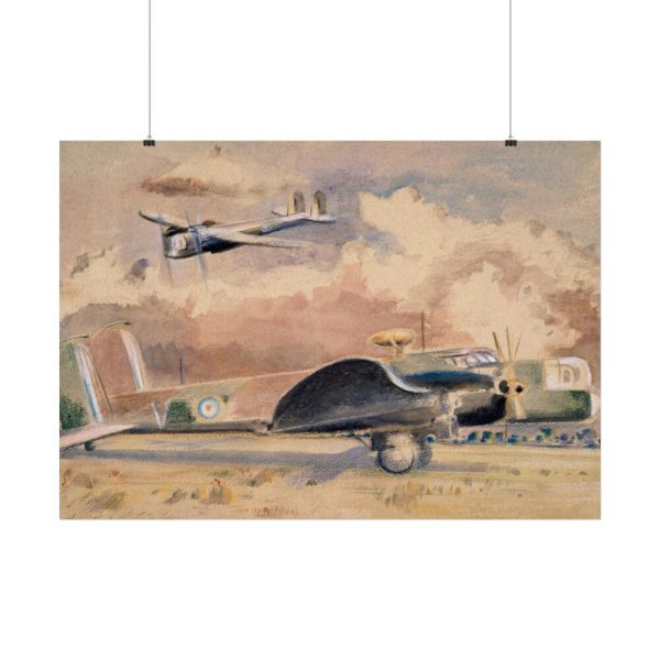 92409-246.jpg Whitley Bombers Sunning by Paul Nash Poster
