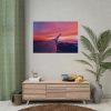 92409-258.jpg Red Purple Sky, View From the Plane Poster