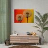 92409-268.jpg Dandelion on Yellow Background Poster