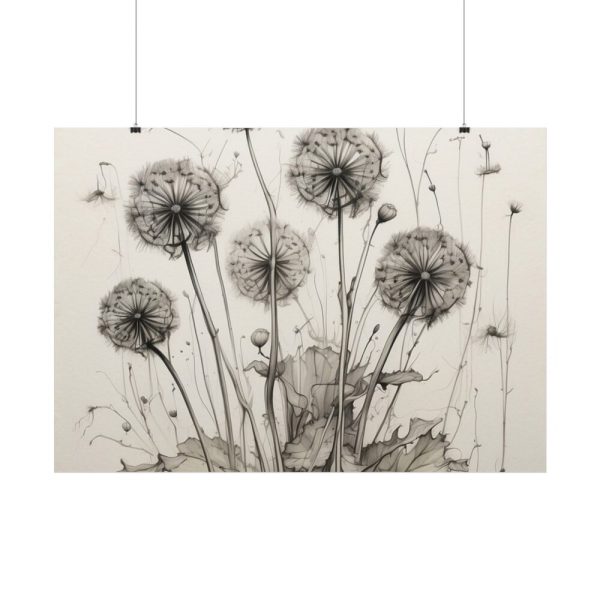 92409-296.jpg Make a Wish Dandelion Poster