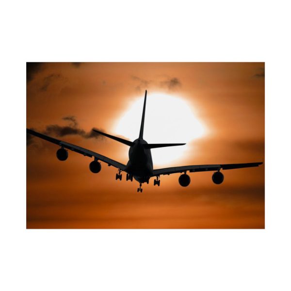 92409-320.jpg Airplane During Golden Hour Poster