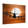 92409-322.jpg Airplane During Golden Hour Poster