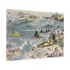 92409-342.jpg Futuristic View of Air Travel Over Paris Poster