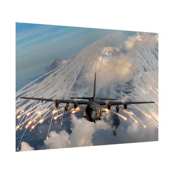 92409-347.jpg Military Aircraft Flares Drop Poster