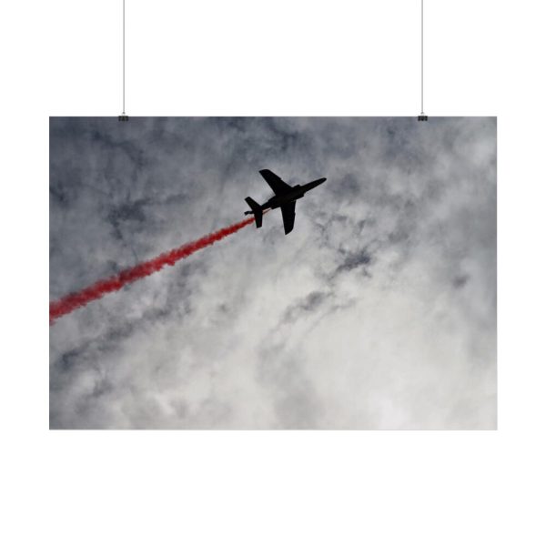 92409-351.jpg Cloud Sky and Airplane Poster