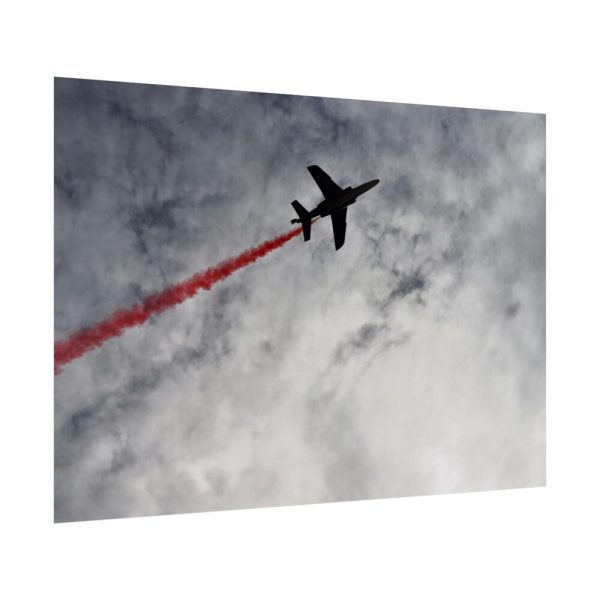 92409-352.jpg Cloud Sky and Airplane Poster