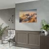 92409-379.jpg Airplane Flying Above Mountains Poster