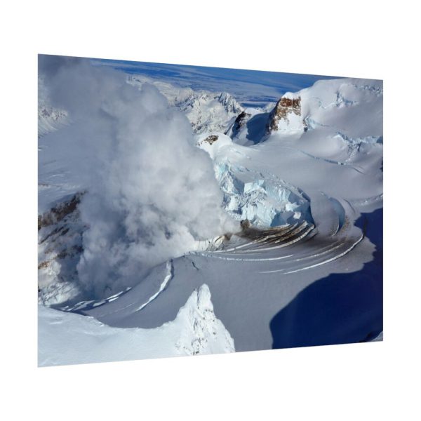 92409-467.jpg Fumarole on Mount Redoubt, Alaska Poster