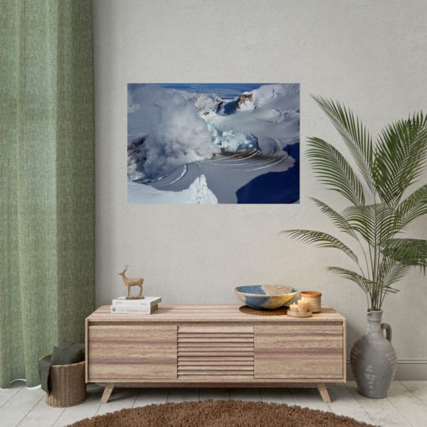 92409-468.jpg Fumarole on Mount Redoubt, Alaska Poster