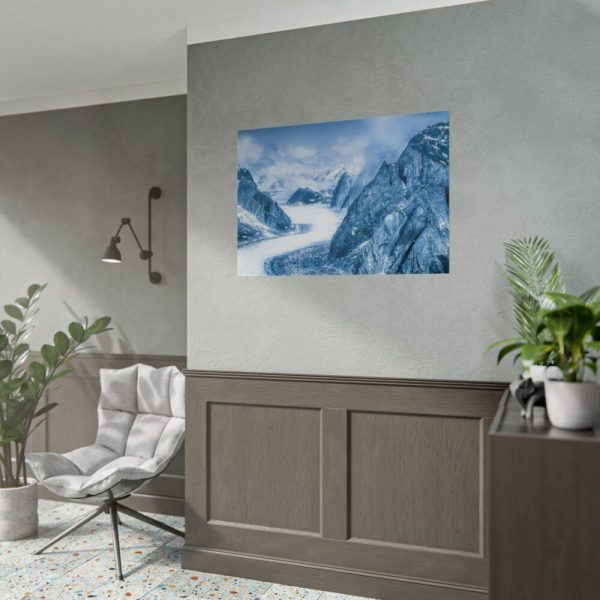 Mountain Snow Winter Alaska Poster