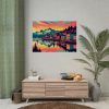 Small Alaskan Town by the Water Poster
