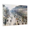 The Boulevard Montmartre on a Winter Morning Poster