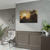 Hot Air Balloon in Sunset Poster