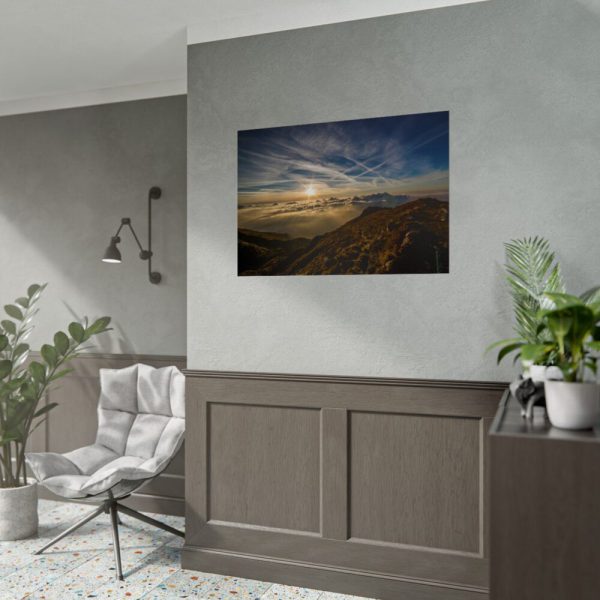 92409-534.jpg Dawn Sun Mountain Poster