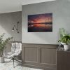 92409-539.jpg View of Pier With Boats at Sunset Poster