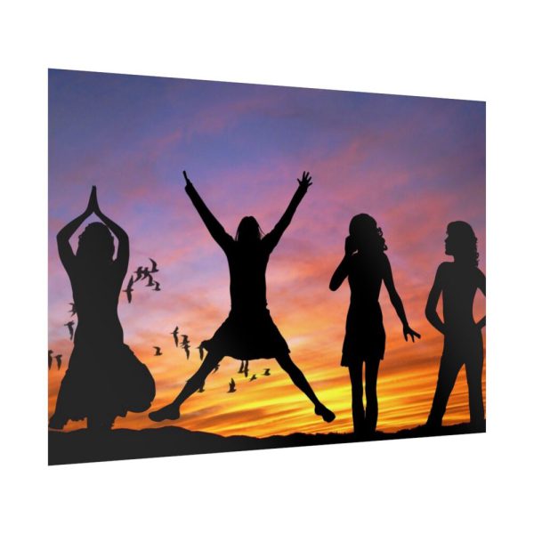 92409-547.jpg Silhouette in Sunset Poster