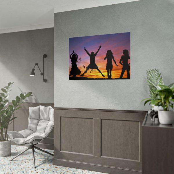 92409-549.jpg Silhouette in Sunset Poster