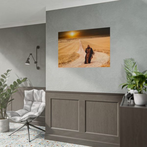 92409-554.jpg Monks Path Sunset Poster