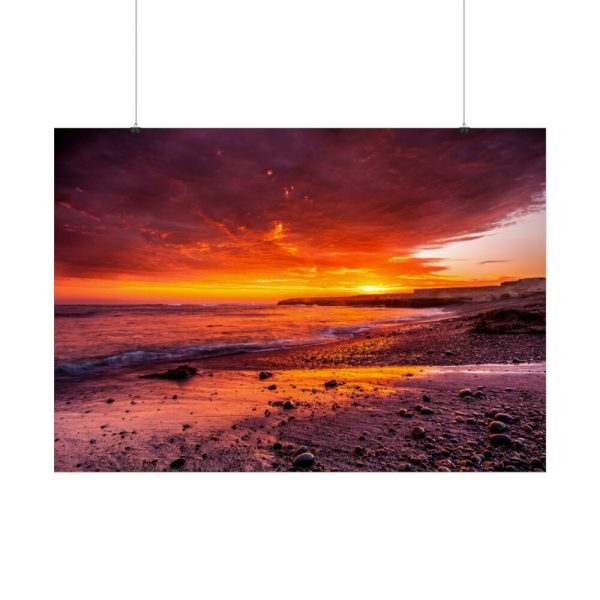 Sunset at Mexico Beach Poster