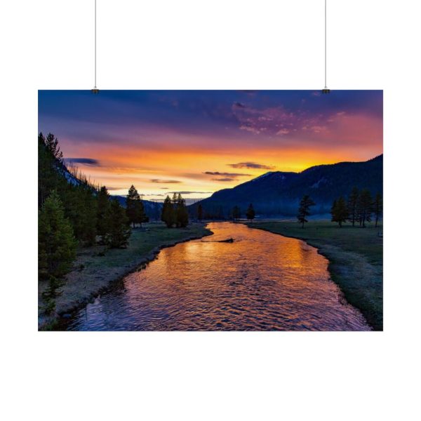 92409-566.jpg Yellowstone National Park Sunset Poster