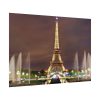 Eiffel Tower Lights and Fountains Poster