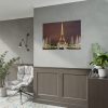 Eiffel Tower Lights and Fountains Poster