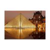 92409-80.jpg Louvre Pyramid in Paris Poster