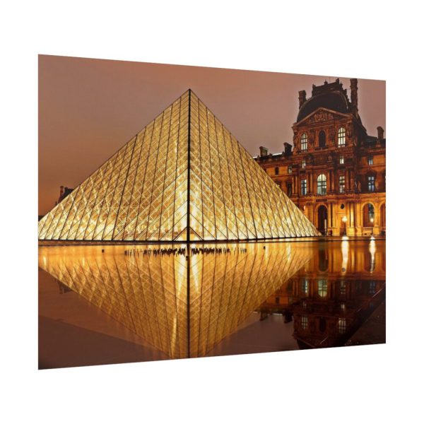 92409-82.jpg Louvre Pyramid in Paris Poster